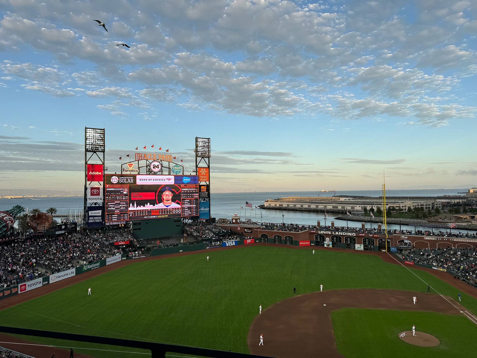 Oracle Park baseball stadium