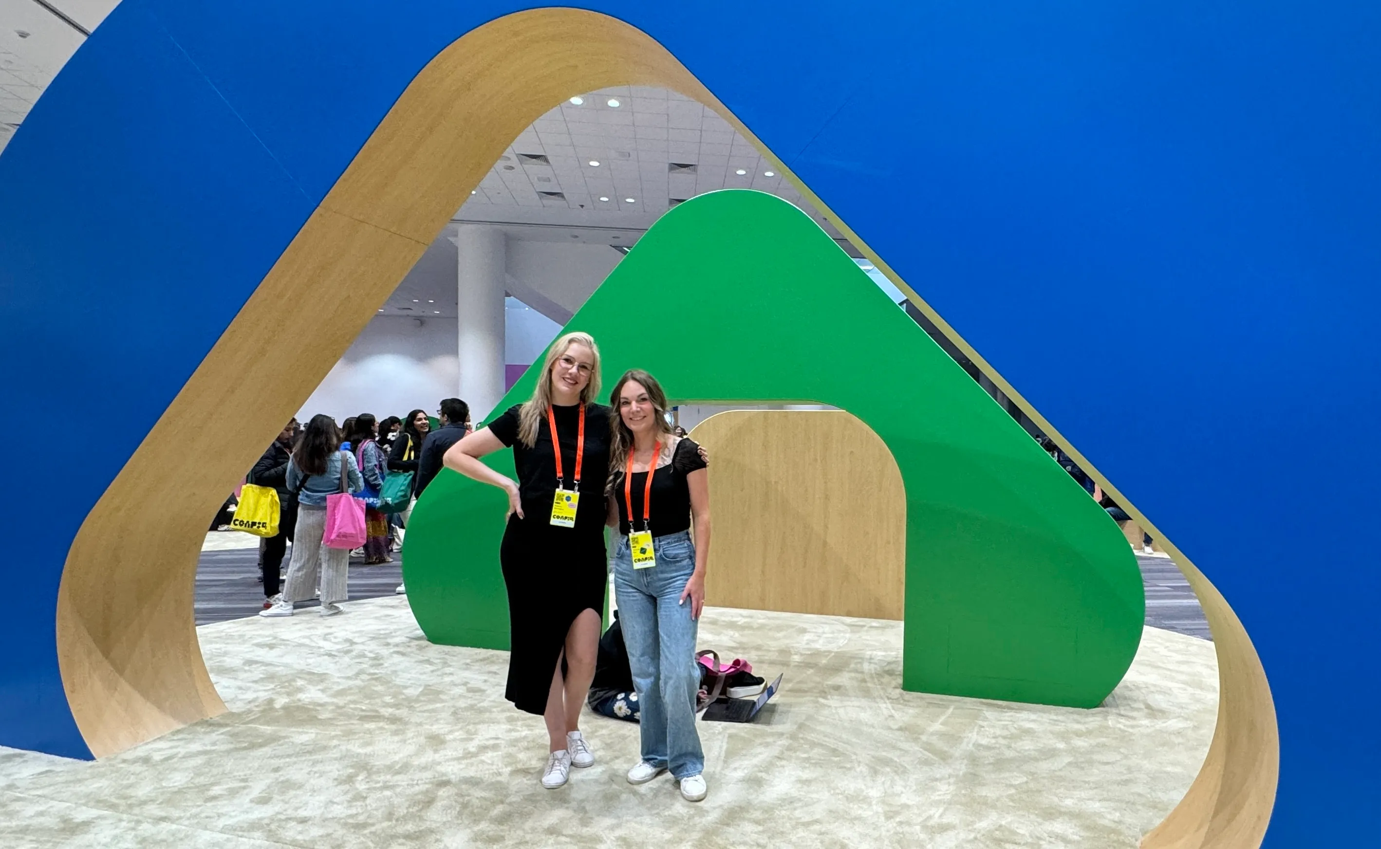 Roberta and Amanda at Config