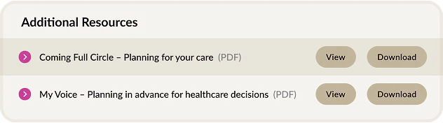 Additional resources card for Saskatchewan Cancer Agency.