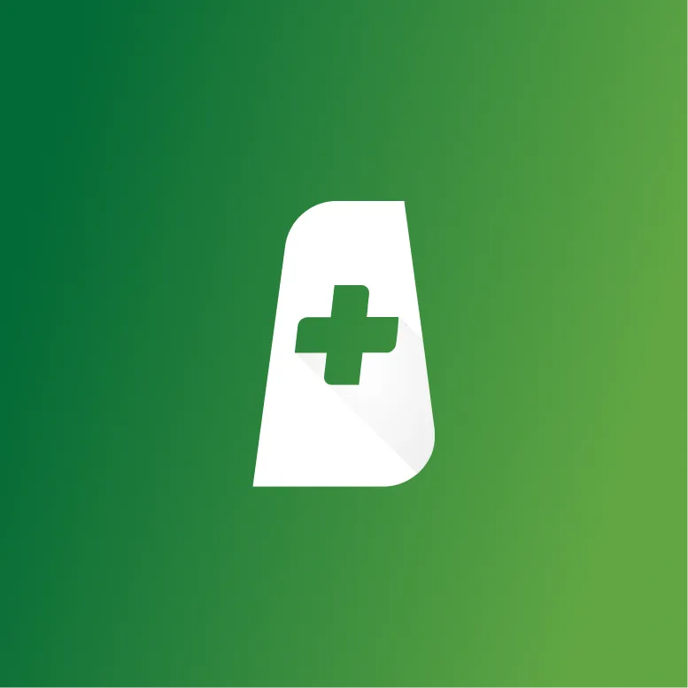 Saskatchewan Health Authority icon on a green gradient background