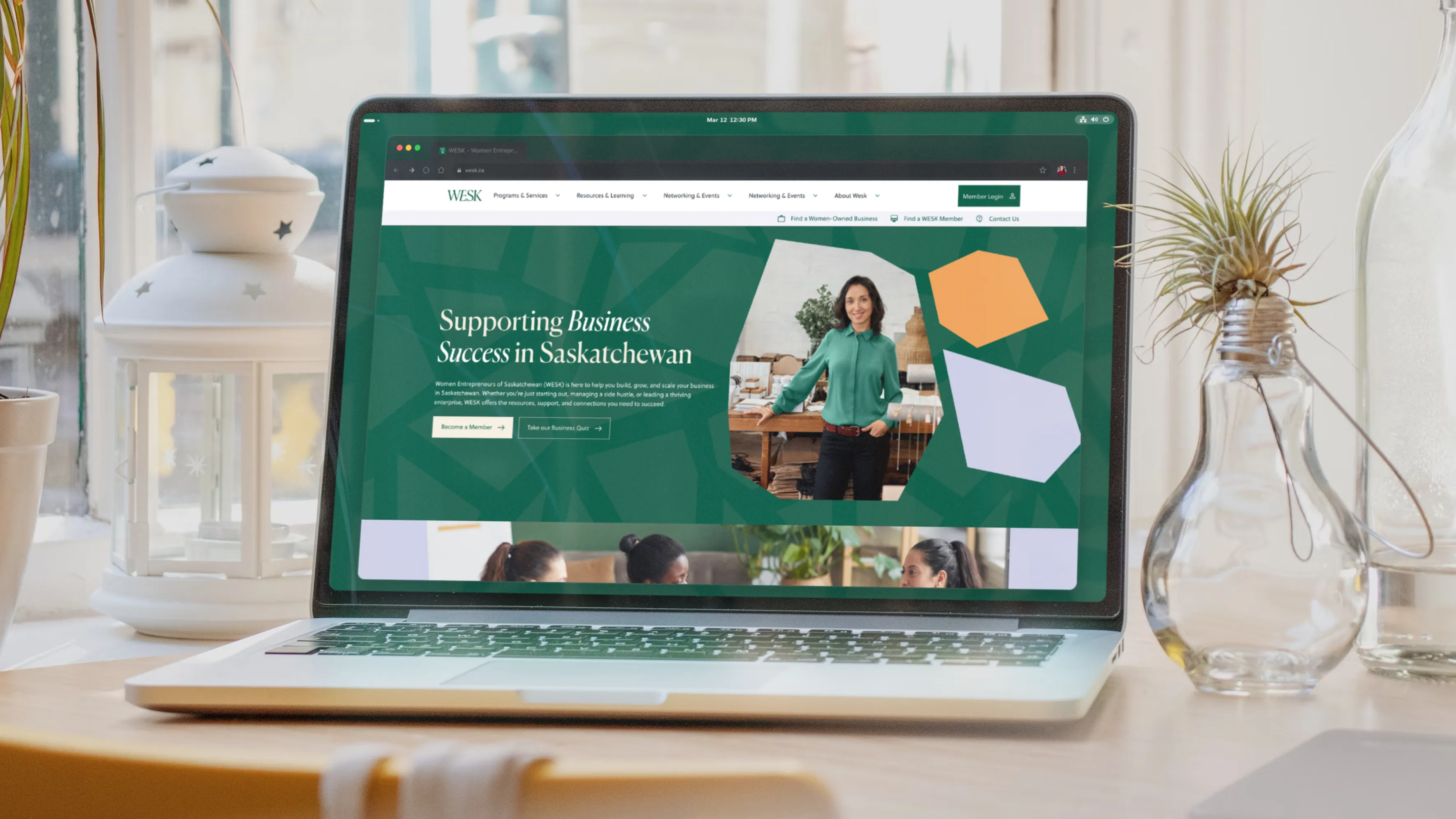 WESK platform interface