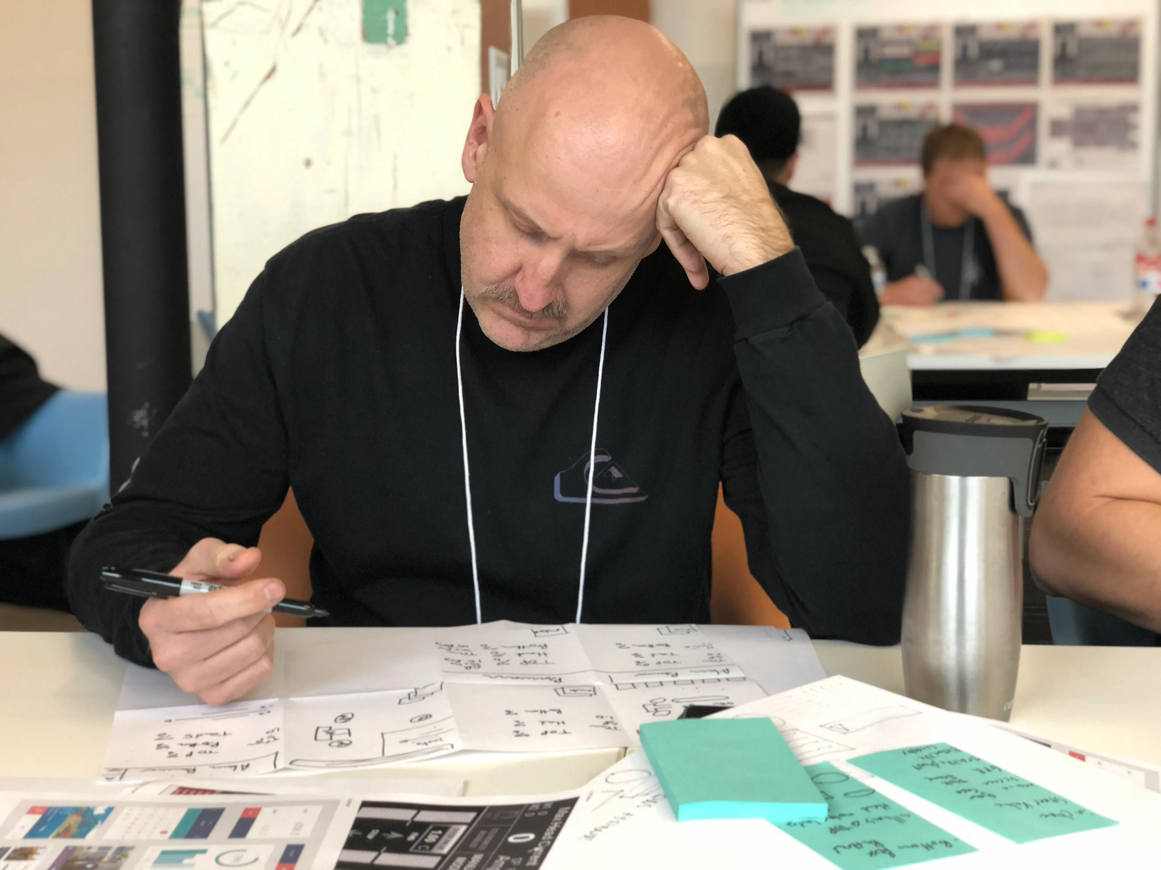 Writing process during discovery phase